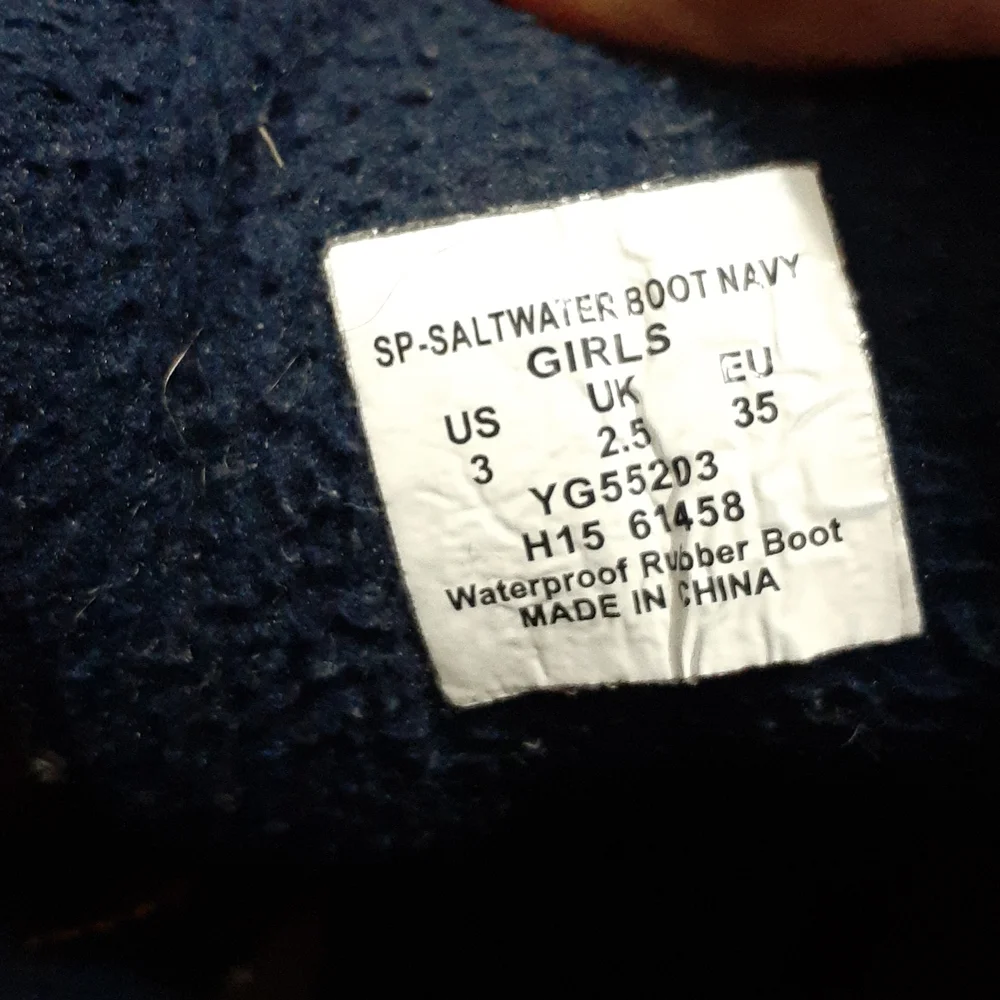 SPERRY WATERPROOF RUBBER BOOTS